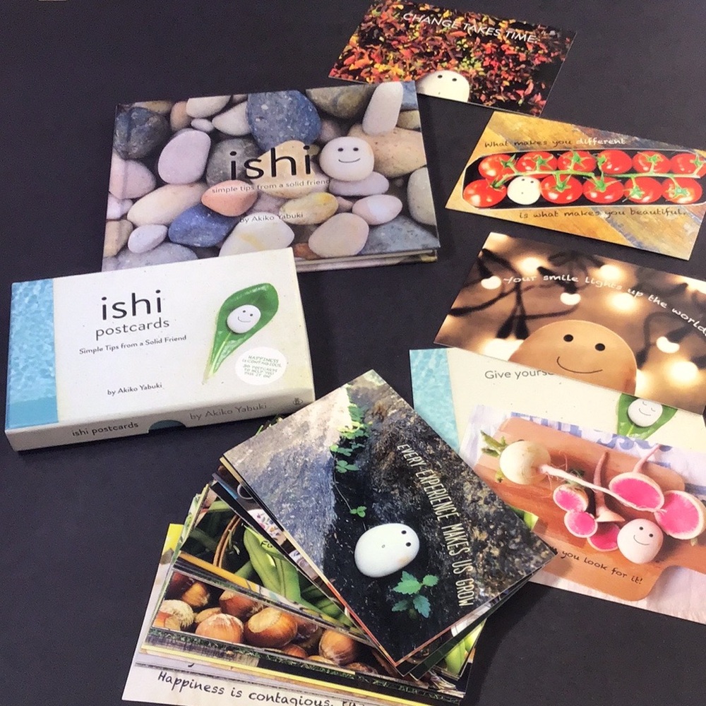 Ishi by Akiko Yabuki gift book and complete postcard set 2019 friend gift idea